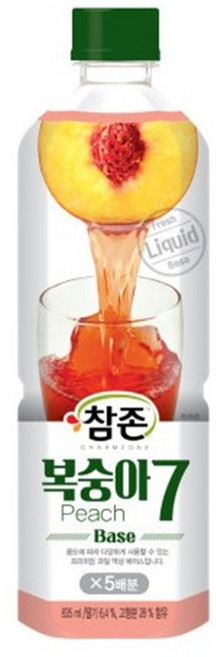참존 복숭아원액, 1개, 835ml
