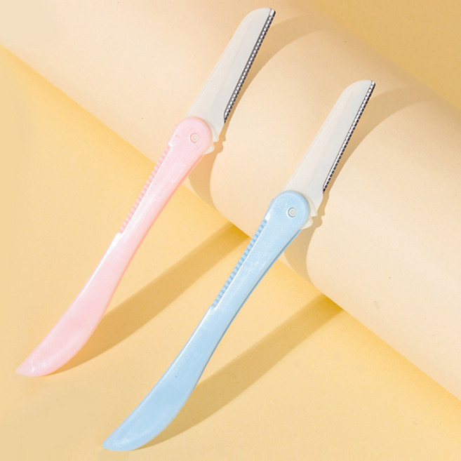 이중날 접이식 눈썹칼 남자 눈썹 정리 칼 관리 손질 제모 면도 도구 미는 안전, 본상품선택, 1개