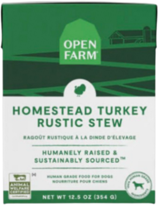 오픈팜 독 스튜 칠면조 354g, 12개