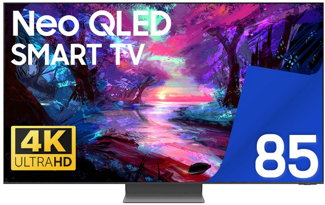 삼성 TV 85QN80F 25년형 네오 QLED 4K 214cm(85인치) 미니LED 스마트 티비 유튜브 넷플릭스 디즈니 미러링, 방문설치, 벽걸이형, 85QN80, 85인치