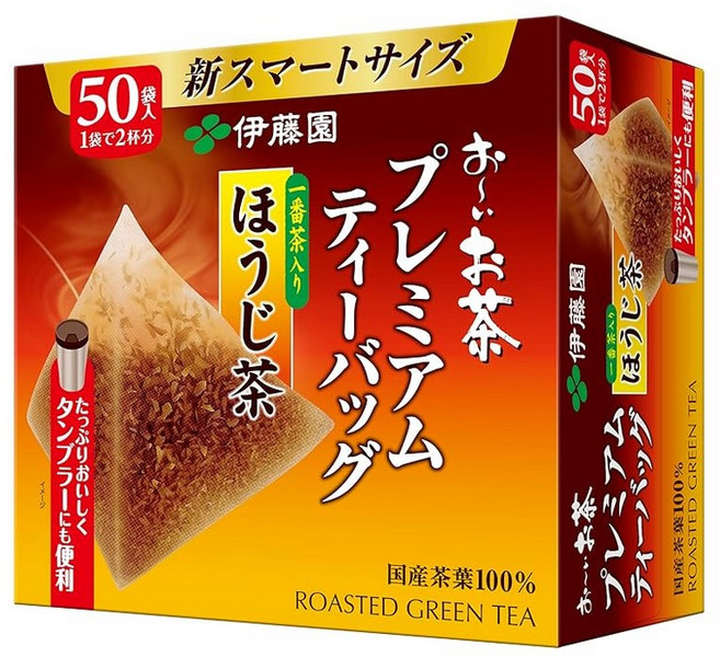 이토엔 오이차 프리미엄 티백 제일차 함유 호지차 1.8g X 50봉, 1