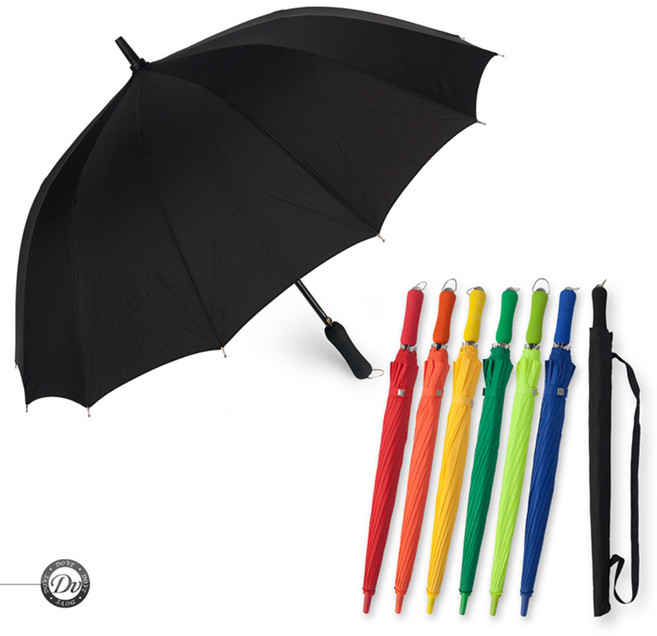 도브 60 14K 폰지무지 컬러 스펀지손잡이 우산