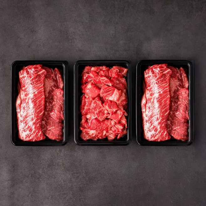 한우 선물세트 +1등급 소고기 구이용 설로인 등심 갈비살 새해 설 명절 부모님 선물, 한우 선물세트 2호, 1