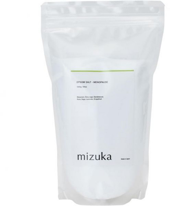 미즈카 엡솜솔트 메노포즈 1kg 마그네슘 입욕제 마조람 클라리 세이지 샌들우드 로즈오토, 1