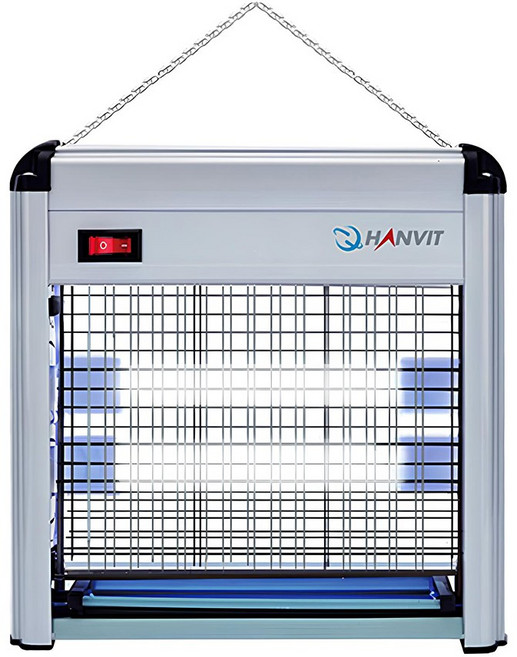 방충기 음식점 전격 벌레퇴치기 LED UV램프 분리형벌레받이 한빛 HV313