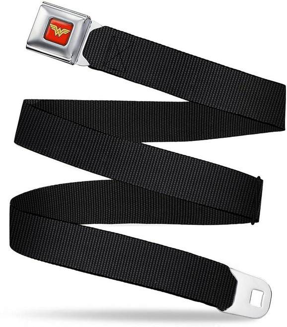 버클 다운 안전벨트 - 검은색, Starburst, Adult Reg (30"-44")