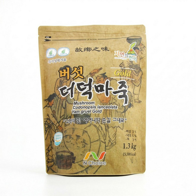 버섯더덕마죽 1.3kg 1개