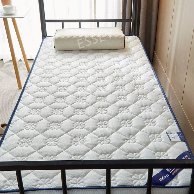 1인 매트릭스 라텍스 메모리폼 침대 매트, 100 x 180, 라텍스 매트리스-꽃잎 화이트 6cm - 쿠팡