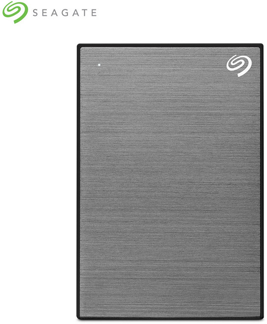 [ 씨게이트 공식스토어 ] One Touch HDD 외장하드 + 파우치증정 데이터복구무료, 스페이스그레이, 2TB