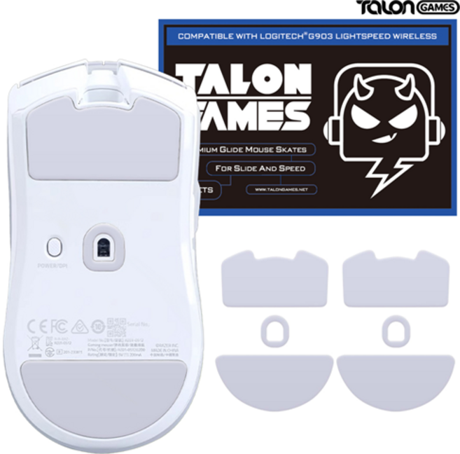 바이퍼 V3 PRO 피트 바드삼 클래식 밸런스 마우스피트 2개입 탈론게임즈, TG0021, 1개