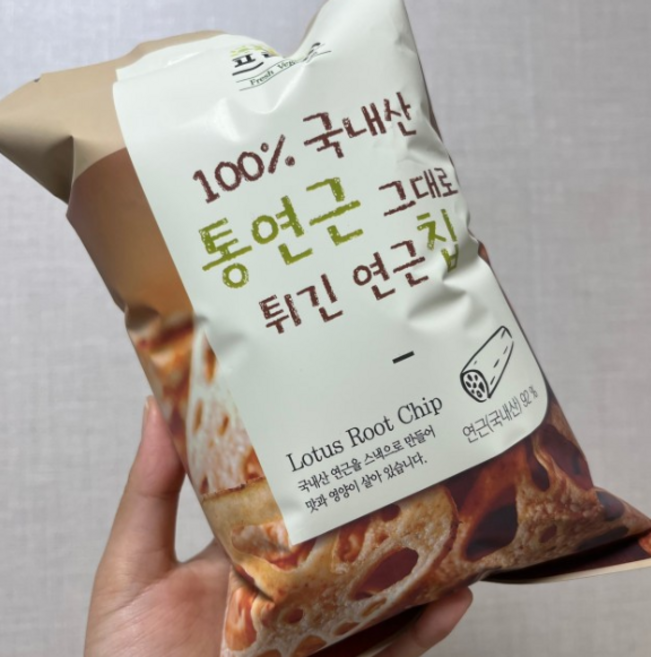 [프레베] 국내산 통연근으로 만든 연근칩 (30g) / 연근과자 / 채소칩 / 베지스낵, 30g, 1개