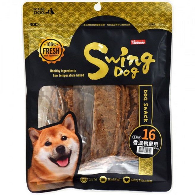 卡賀家 OzBone 狗肉類零食 優質肉品製成 狗狗訓練獎勵小點心, 1個, 100g, 香濃鴨里肌