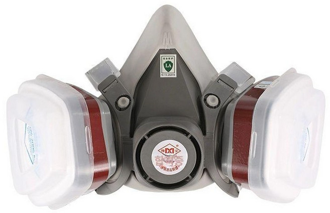 방독면 방독마스크 방진 정화통 작업 공사 본체 방진복, 6200 방진 세트, 1개