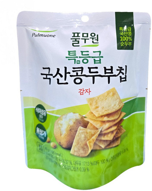 특등급 국산콩 두부칩 감자, 1개, 40g