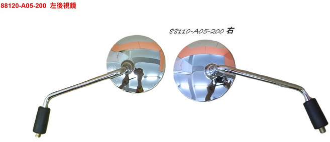 SYM 後視鏡, 1個, 左88120-A05-200