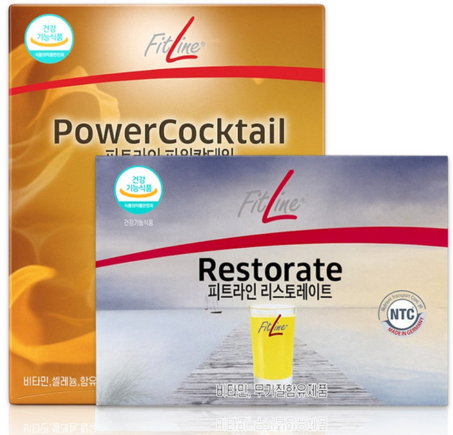 독일피엠(PM) 독일피엠(PM)파워칵테일＋리스토레이트, 625g, 1세트