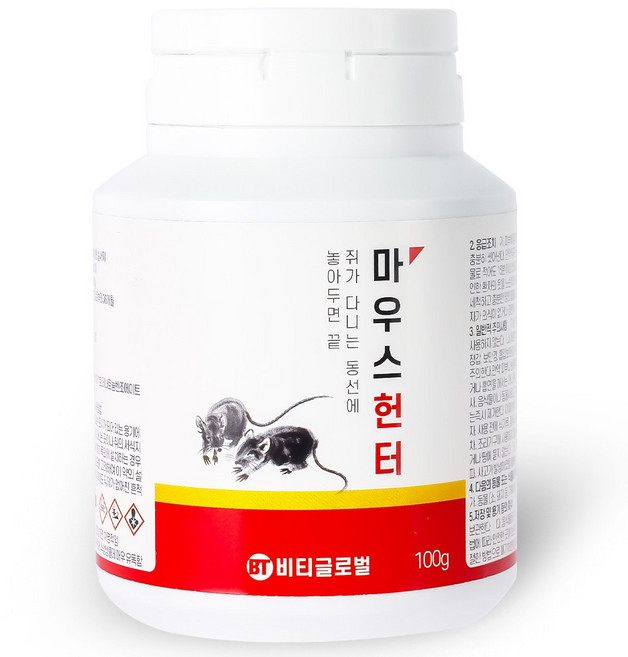 모스헌터 마우스헌터 살서제 블럭, 22개입, 1개