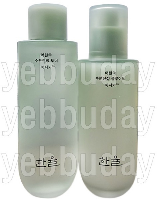 한율 어린쑥 수분진정 쑥시카 2종, 1세트