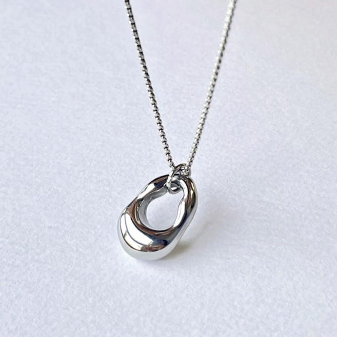 롱 써지컬스틸 맥시 볼드 목걸이 롱 체인목걸이 60cm