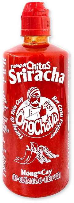 베트남 옹차바 스리랏차 칠리소스 Sriracha chilli sauce tuong ot, 500g, 1개