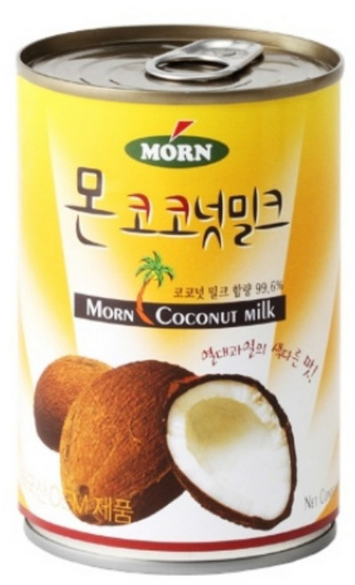 MORN 코코넛밀크, 400ml, 3개