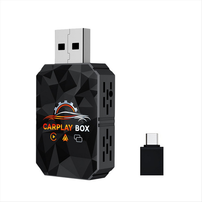 3 In1 무선 Carplay 어댑터 Carplay Android 자동 Airplay 유선 Carplay-무선 블루투스 + WiFi USB 동글 A, 에이, 표시된 대로