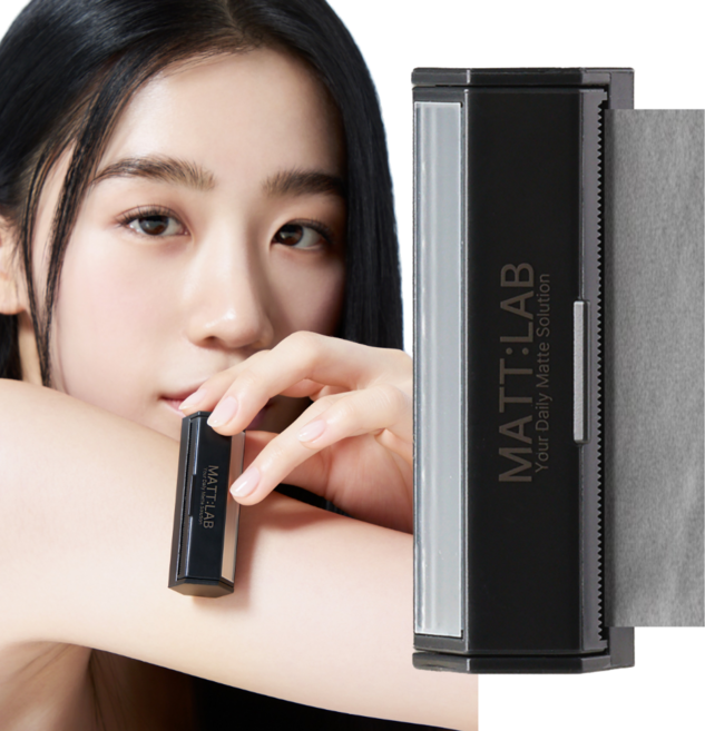 매트랩 스마트 컷 얼굴 기름종이 오일페이퍼 3롤 + 전용케이스, 1개, 딥그레이 케이스