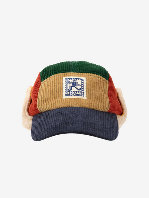 보보쇼즈 25FW 아동 겨울 캡모자 corduroy winter cap B225AI033