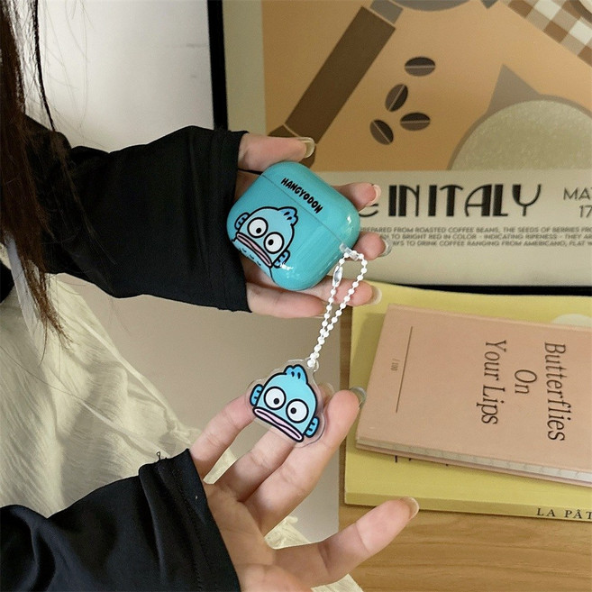 한교동 에어팟케이스 케로케로피 에어팟커버 키링 4세대, 1세트, 에어팟 4