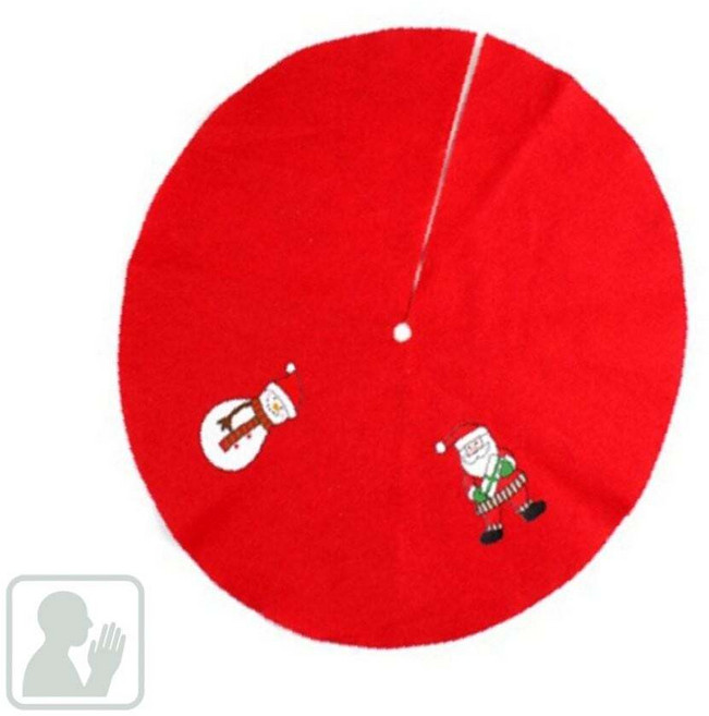 루다스 성탄절인테리어 장식용 트리스커트 레드 산타 눈사람 45cm