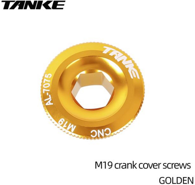 MTB M20 도로 스크류 M18 자전거 BMX 볼트 알루미늄 커버 크랭크 TANKE M19 피팅, 1개