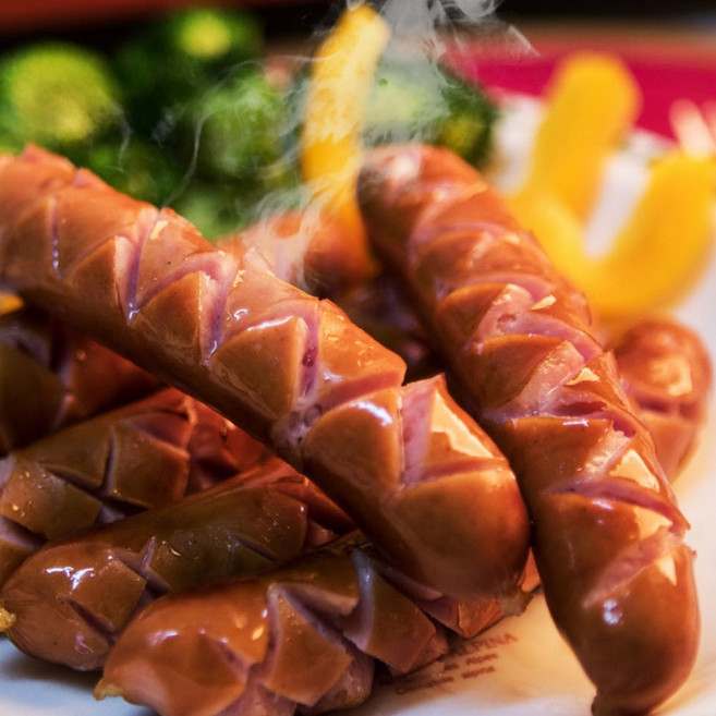 바베큐아저씨 뽀득뽀득 뽀득이 프리미엄 소시지 혼술 야식 술안주 캠핑요리, 1.25kg, 3개