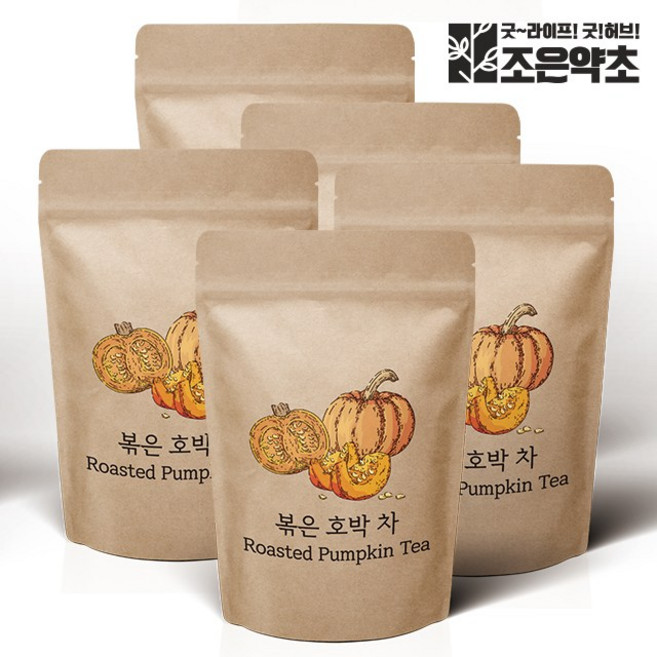볶아서 더 진하고 구수한 호박차 200g x 5, 1개입, 5개
