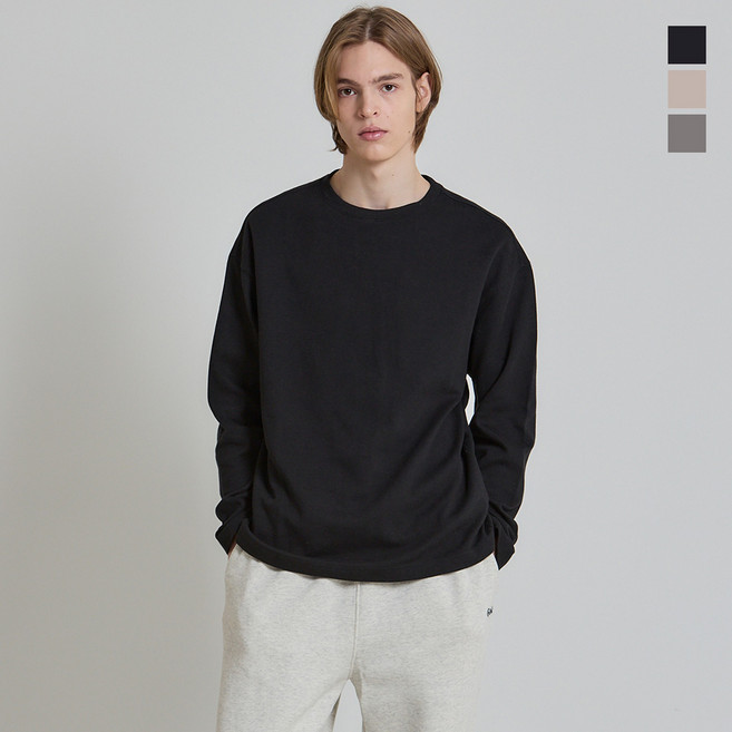 [더블유스탠다드(W STANDARD)] 발열 크루넥 긴팔티