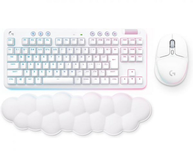 Logicool 로지쿨 G G705 Wireless Mouse LightSPEED Bluetooth Compatible with 2 Connections LIGHTSYNC RGB, Aurora Collection, B. Mouse + Keyboard, 1개