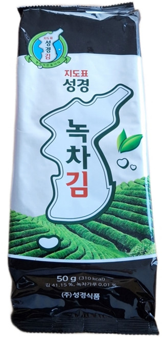 성경 녹차김, 1개, 50g