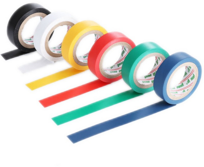 YONG YI PVC 電工膠帶 絕緣膠布 防水電器膠帶, 3個, A黑色