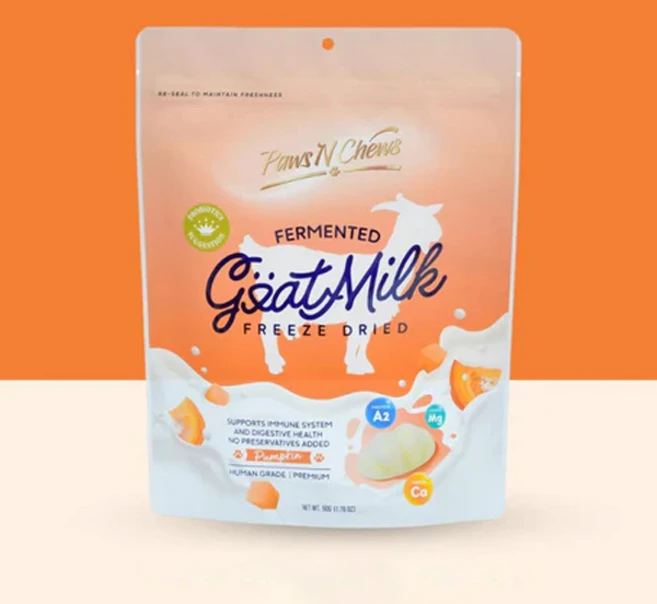 강아지 반려견 천연 과일 야채 원료 산양유 유산균 마이펫파티쉐리 5종, 1개, 55g, 펌킨 - 쿠팡