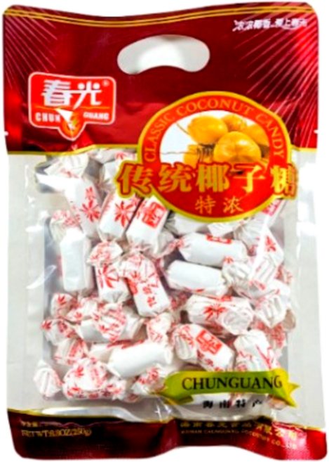 [천천중국식품]코코넛맛 캔디228g, 228g, 1개