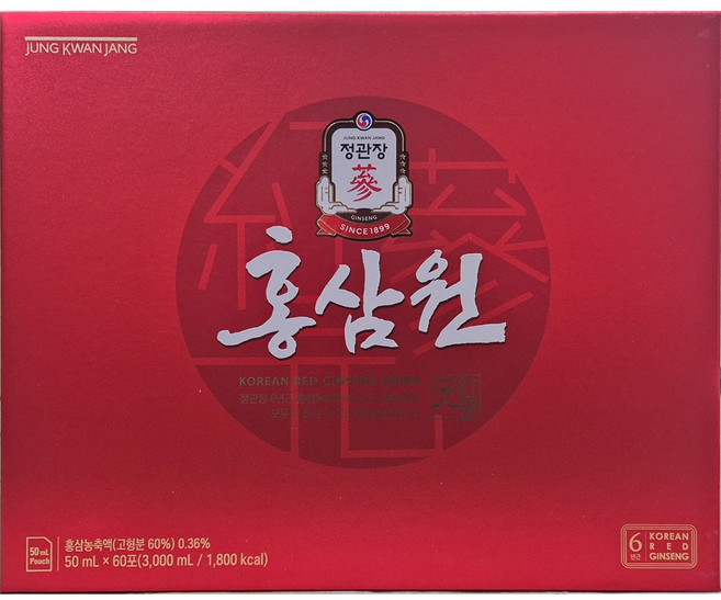 정관장 홍삼원 골드 60개입 + 쇼핑백, 3L, 3세트