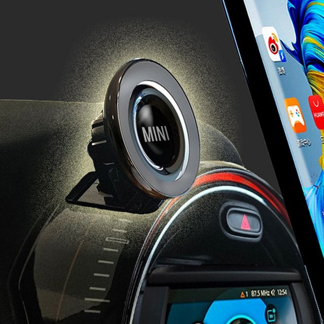 미니쿠퍼 맥세이프 핸드폰거치대 대시보드 센터패시아 앞유리등 강력부착 클럽맨 컨트리맨 전차종용, 1개