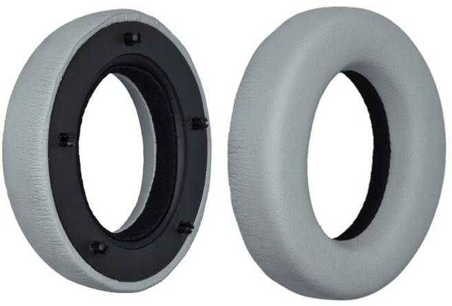 Focal Clear Elegia용 소프트 이어패드 이어 패드 헤드폰 스폰지 이어 쿠션 커버, 회색 단백질 피부