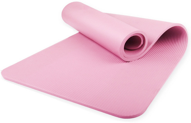 두꺼운 요가매트 홈트 필라테스 논슬립 운동 매트, 퍼플0.8mm, 1개