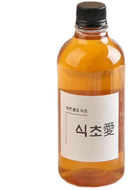 천연 자연 발효 사과식초 수제100%, 1개, 500ml