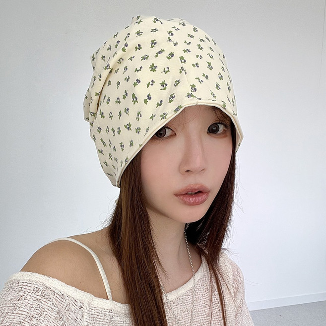 [루즈핏] 비니 여성 비니 롱 비니 빈티지 리본 오버사이즈 핏 봄 여름 가을