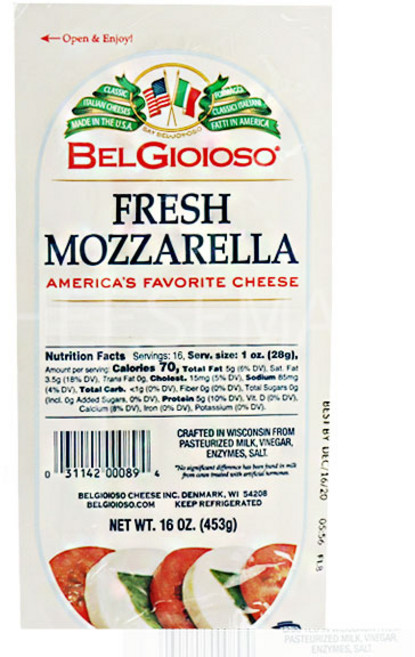 (냉동)벨지오이오소 생 모짜렐라 로그 453g