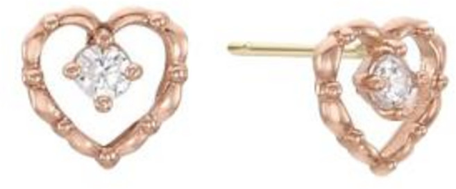 로이드 러브 위드 스톤 10K 귀걸이 LPTJ1065T