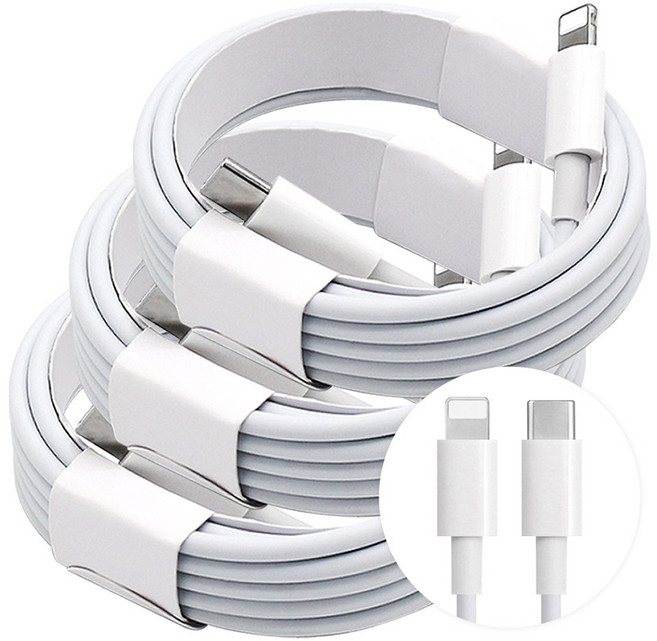 아이폰 초고속 충전 케이블 호환, 27W c to 8, 3개, 2m