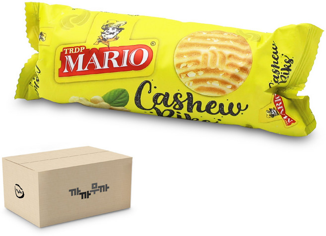 마리오 캐슈넛 비스킷 90g 1BOX (48개입), 48개