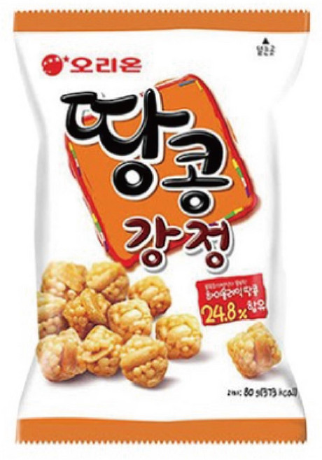 오리온 땅콩강정, 80g, 24개